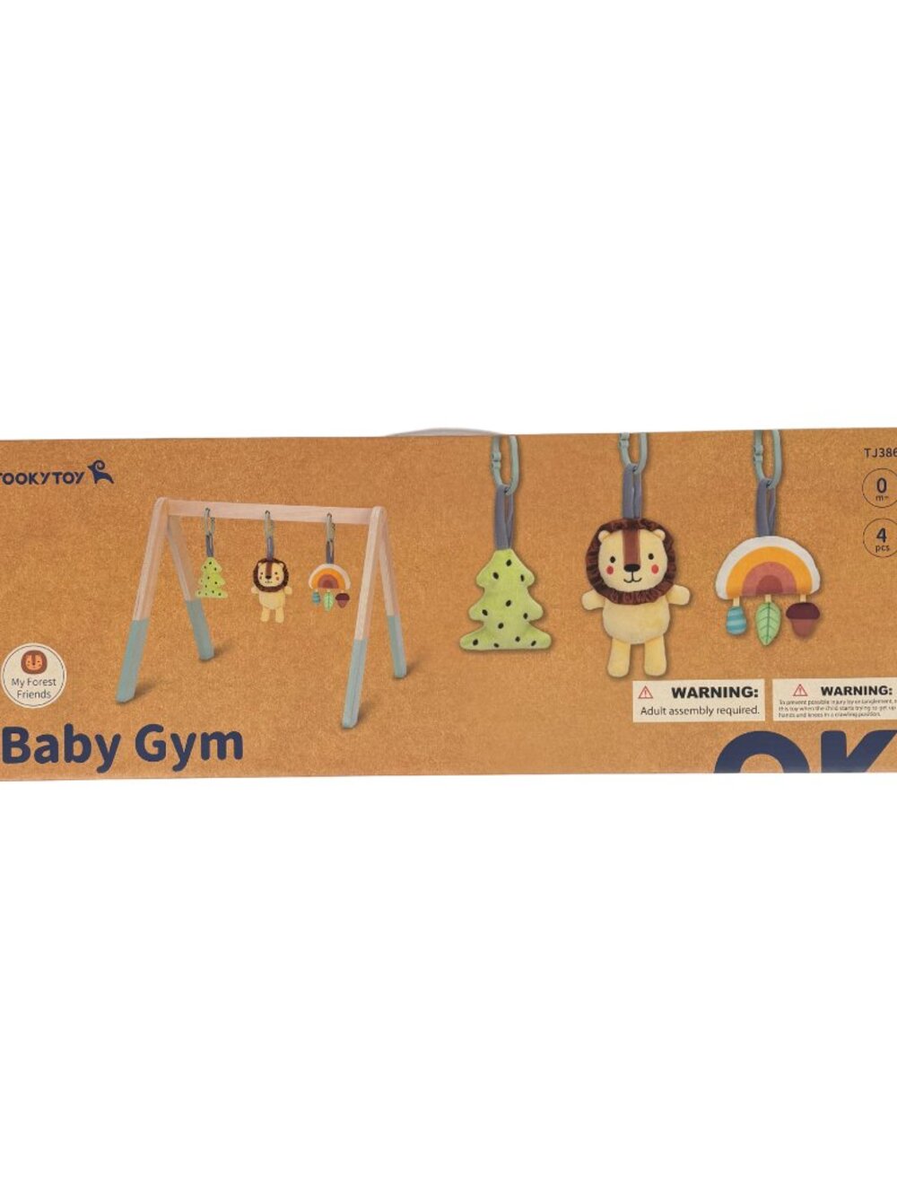 Brand New Wooden Baby Gym - Montessori Activity Center with Hanging Toys - Picture 6 of 16